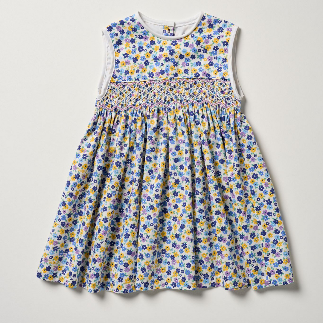 Billy Blue Floral Dress - Smox Rox