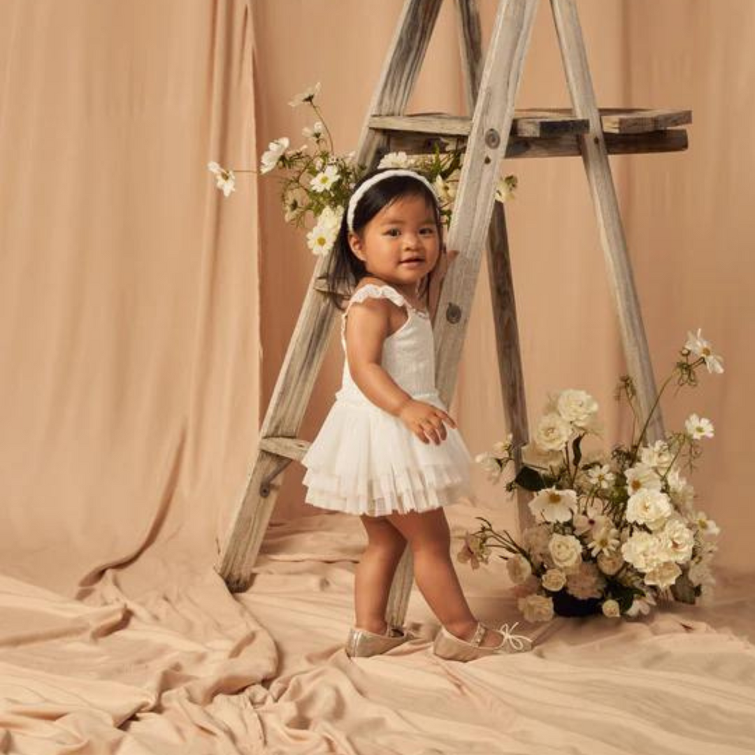 Camilla Dress Tutu White - Noralee