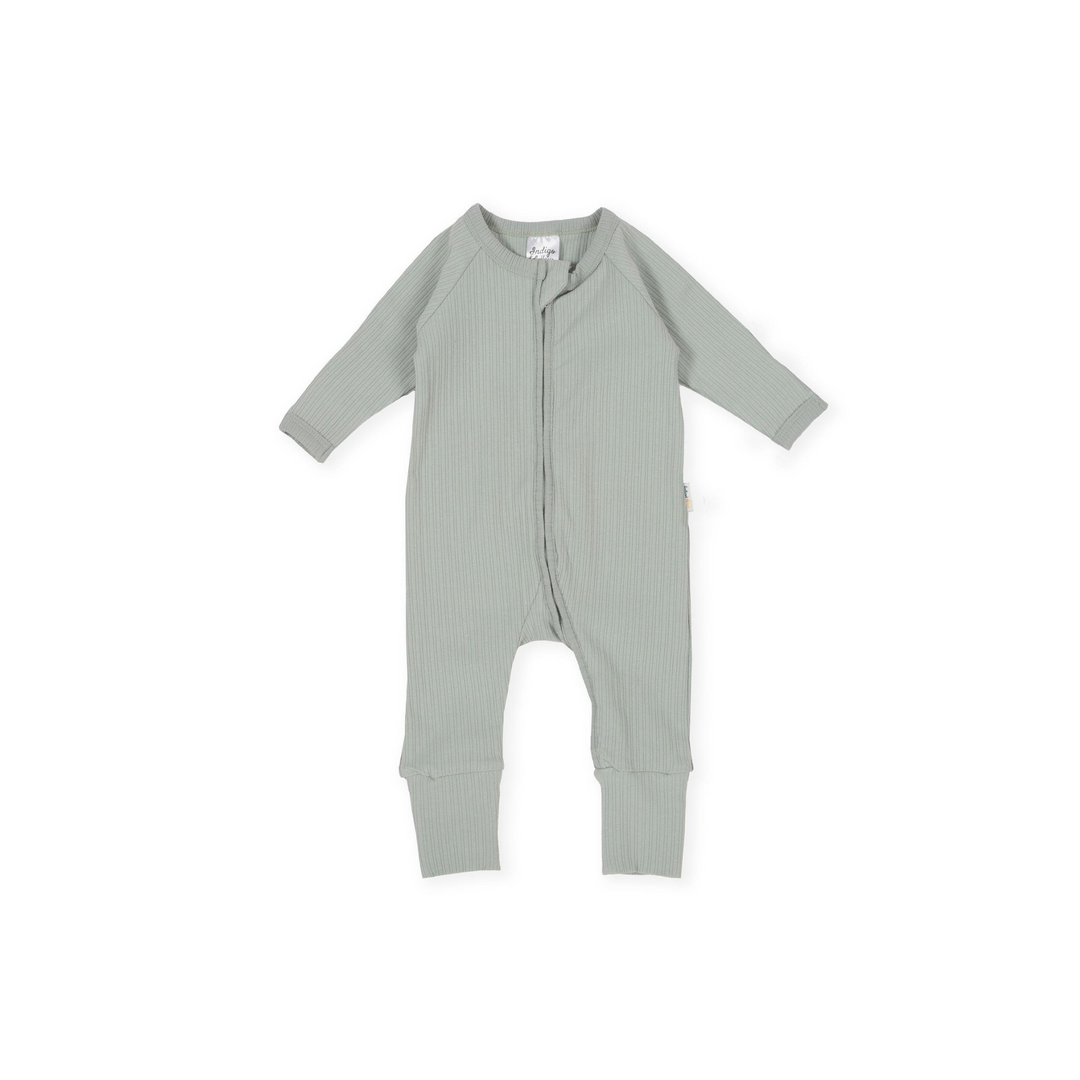 Payton Long Sleeve Zipsuit - Sage