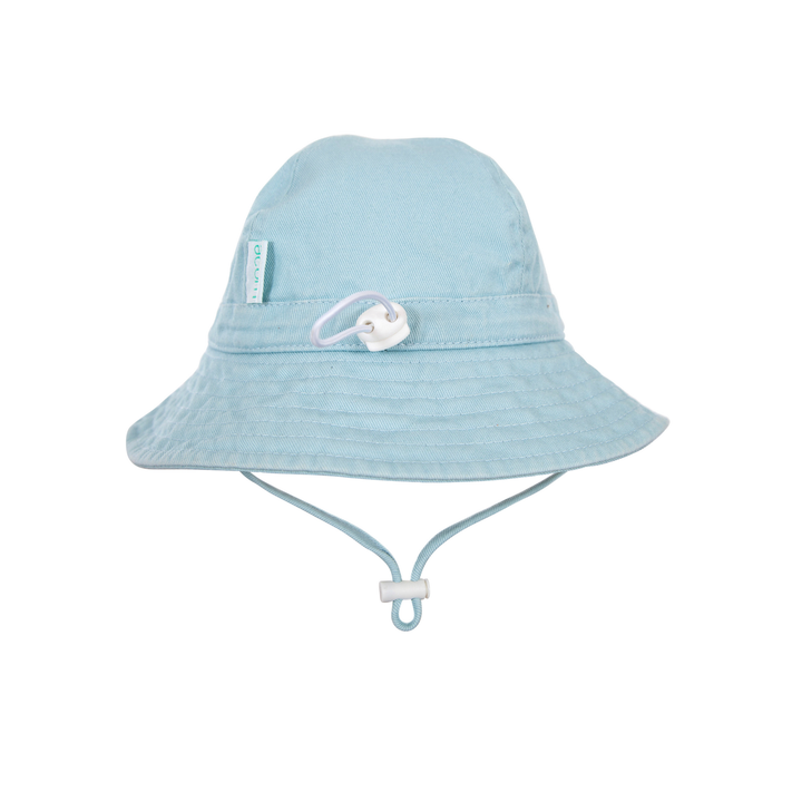 Wide Brim Infant Hat - Blue