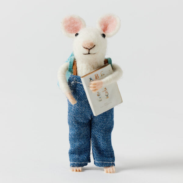 Felt Mouse Figurines - Harold