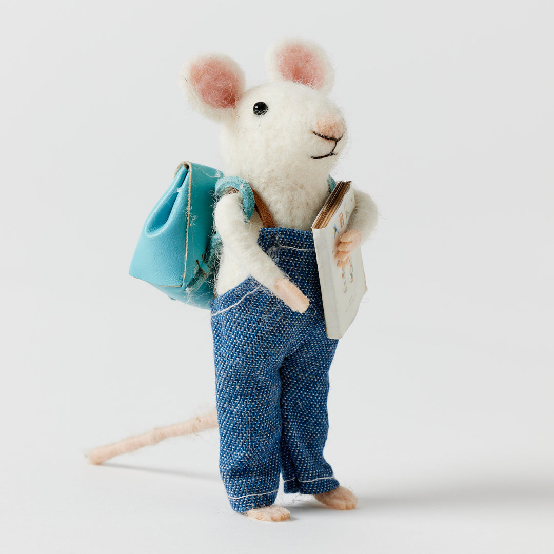 Felt Mouse Figurines - Harold