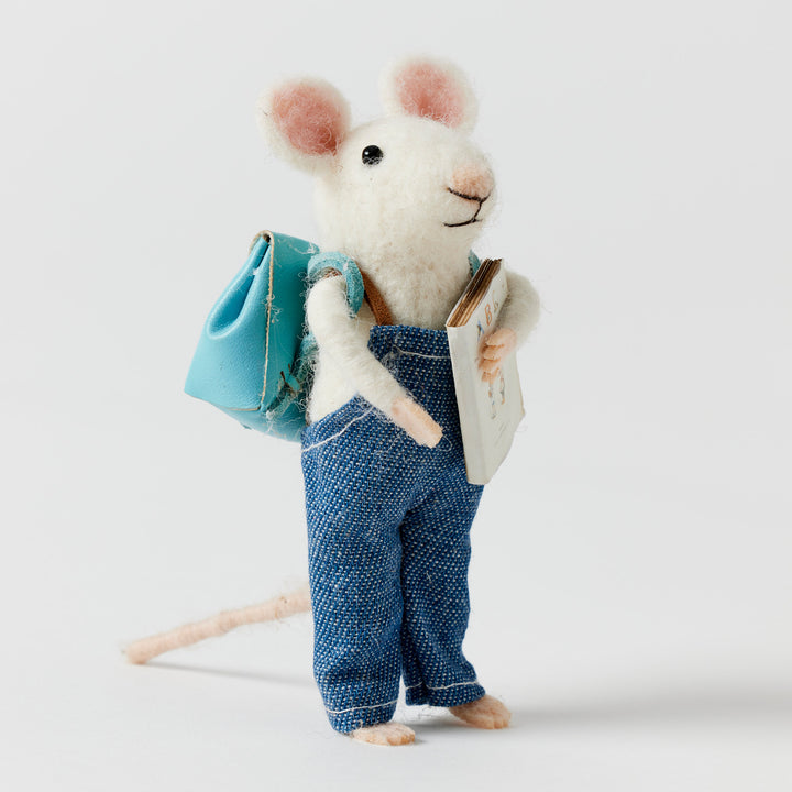 Felt Mouse Figurines - Harold