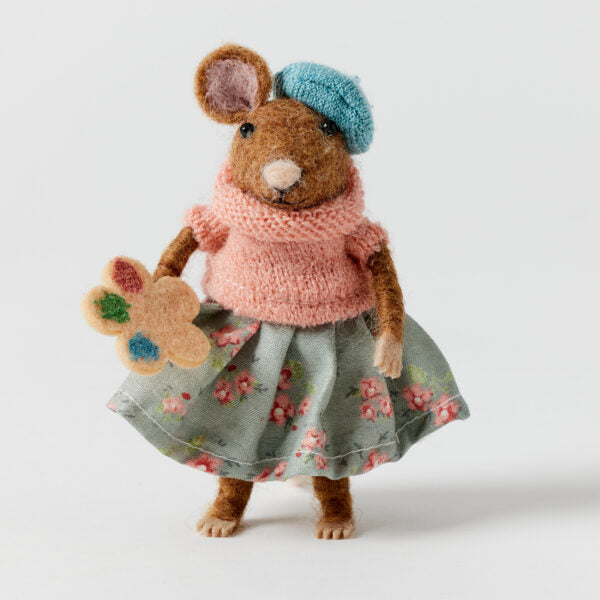 Felt Mouse Figurines - Myrtle