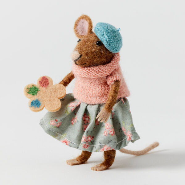 Felt Mouse Figurines - Myrtle