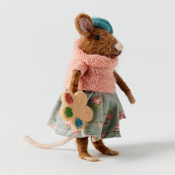 Felt Mouse Figurines - Myrtle