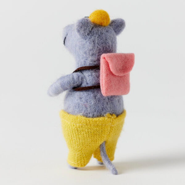 Felt Hippo Figurines - Henry