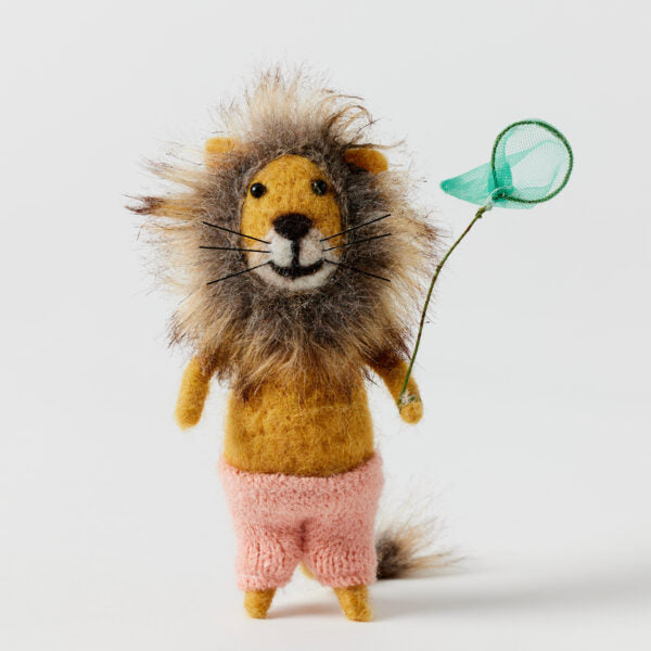 Felt Lion Figurines - Leni