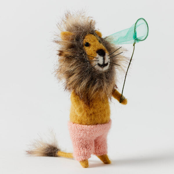 Felt Lion Figurines - Leni
