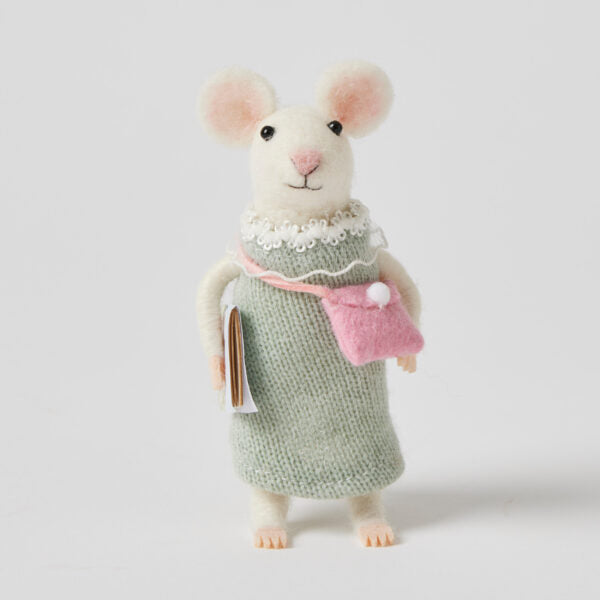 Felt Mouse Figurines - Audrey