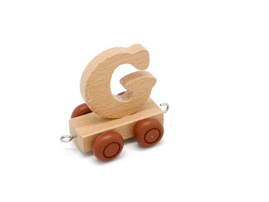 Letter G - Wooden Train