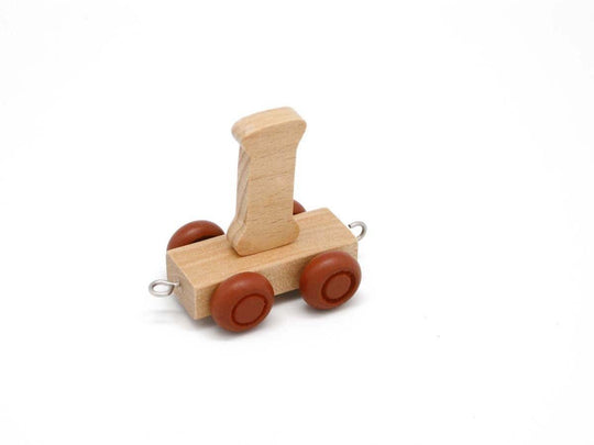 Letter I - Wooden Train