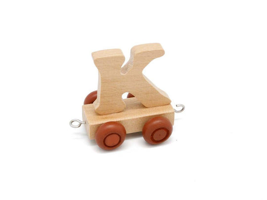 Letter K - Wooden Train