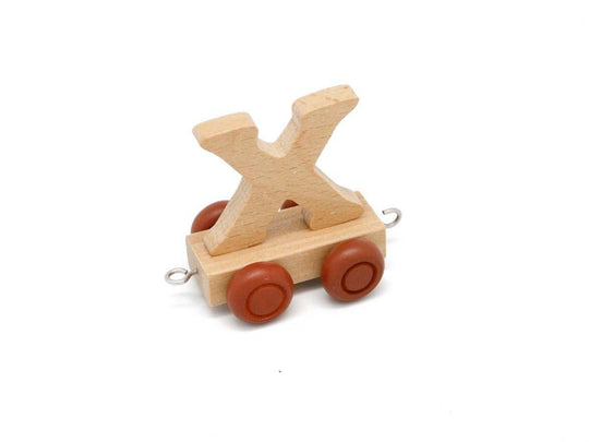 Letter X - Wooden Train