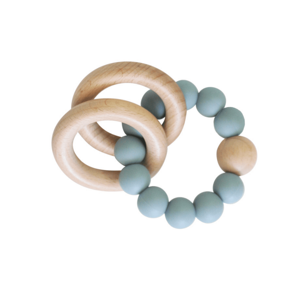 Alimrose Beechwood Teether Rings - Assorted - kateinglishdesigns