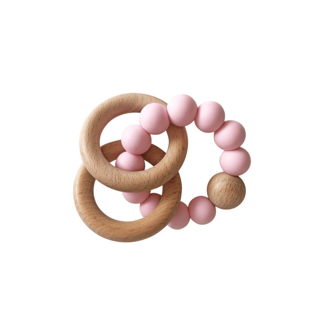 Alimrose Beechwood Teether Rings - Assorted - kateinglishdesigns