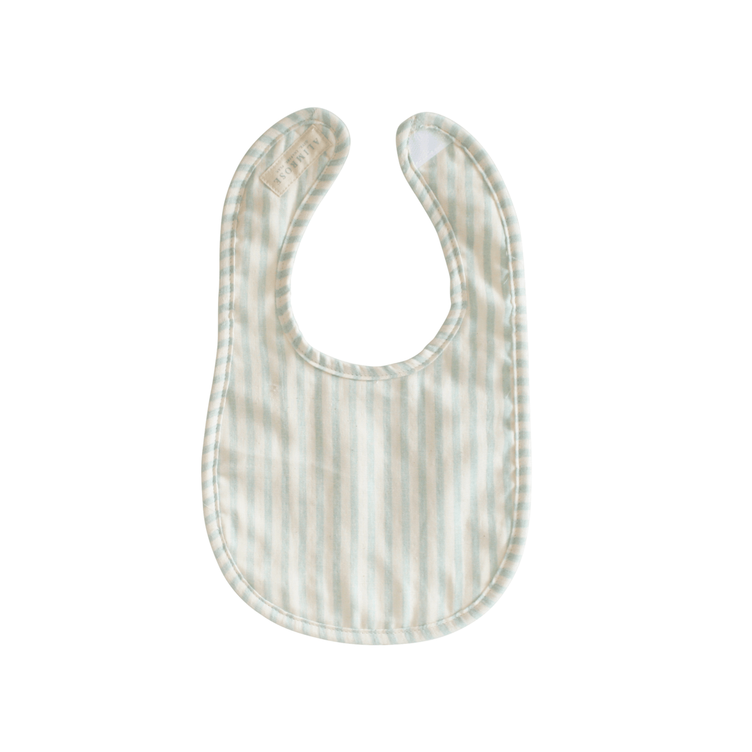 Alimrose Bib - Sage Stripe - kateinglishdesigns