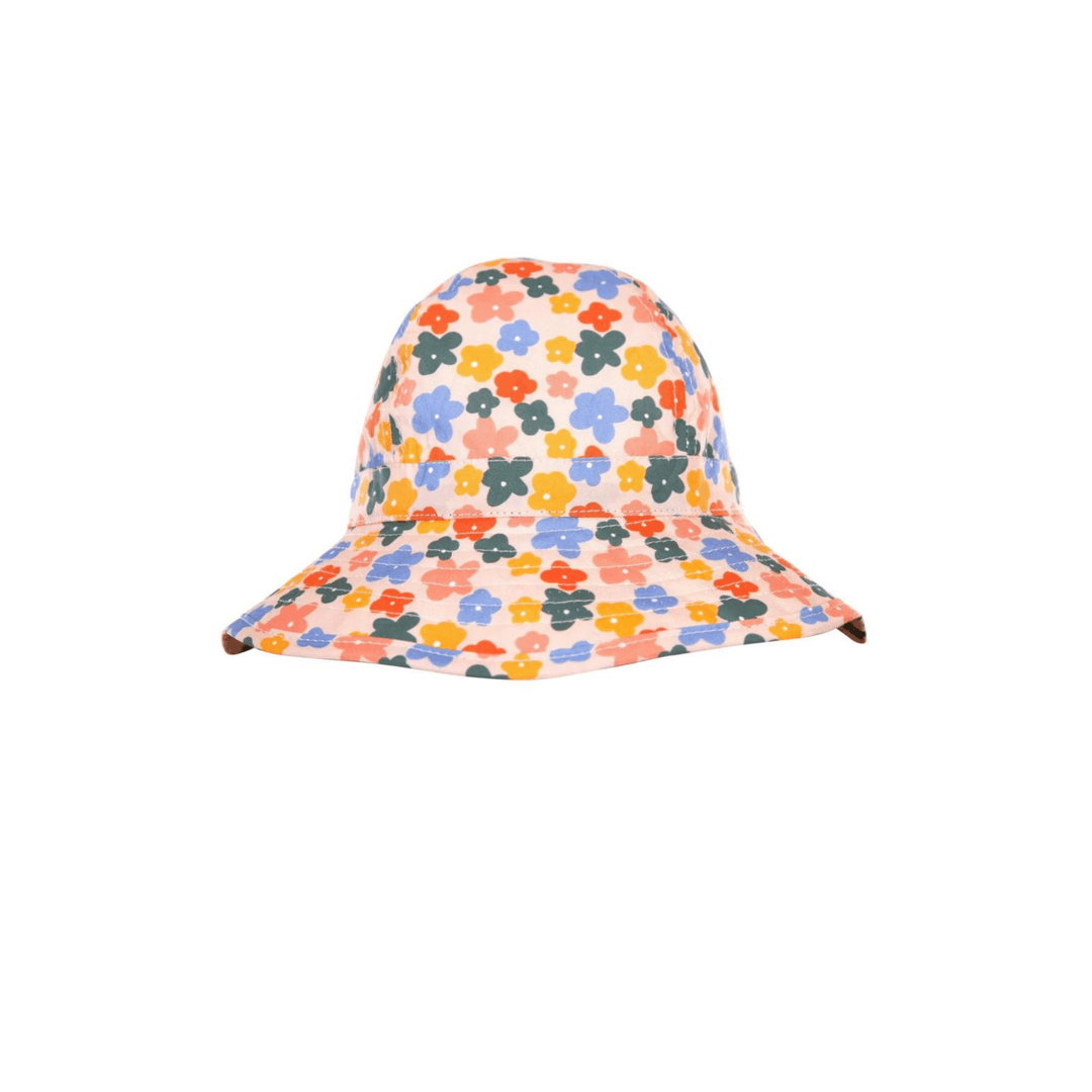 Acorn Flower Fields Wide Brim Infant Sunhat - kateinglishdesigns