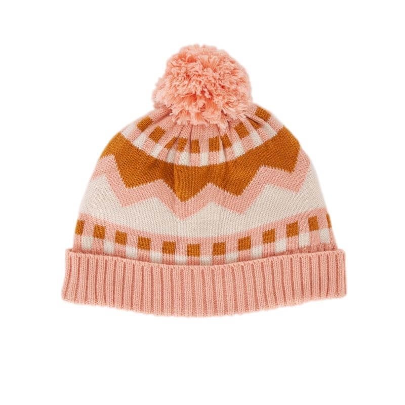 Acorn Kids Colorado Merino Beanie - Pink - kateinglishdesigns