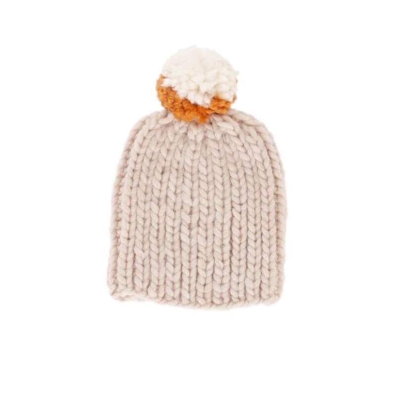 Acorn Kids Journey Chunky Beanie - Oatmeal - kateinglishdesigns