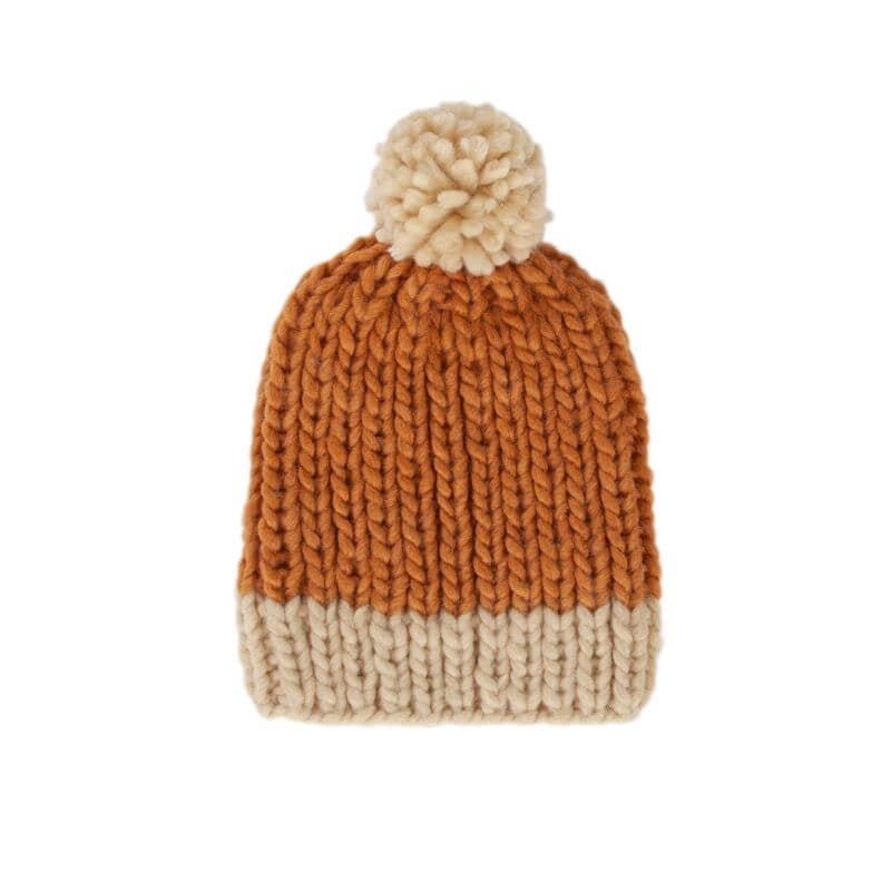 Acorn Kids Traveller Chunky Beanie - Caramel - kateinglishdesigns