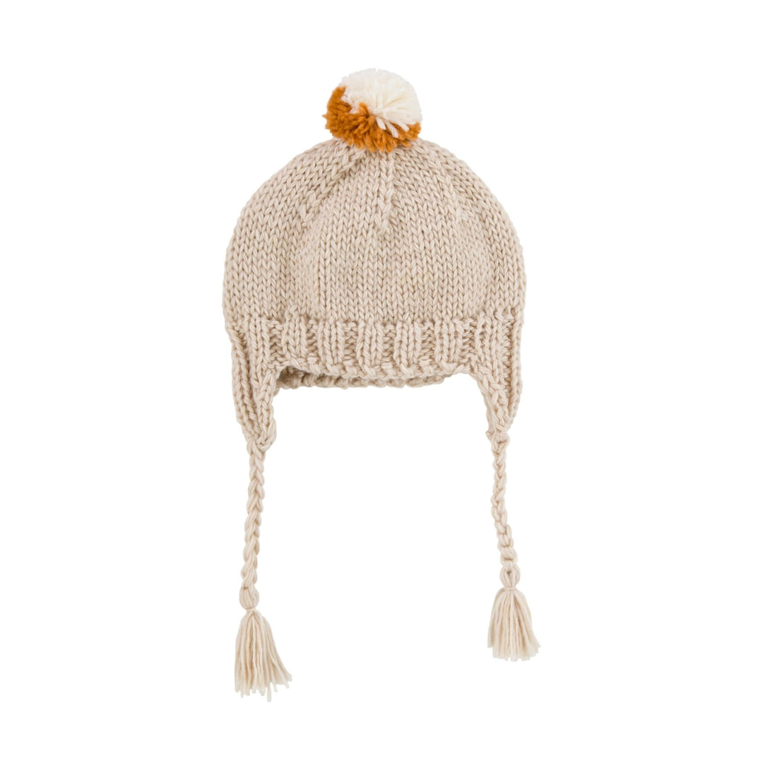 Acorn Sunrise Beanie - Oatmeal - kateinglishdesigns