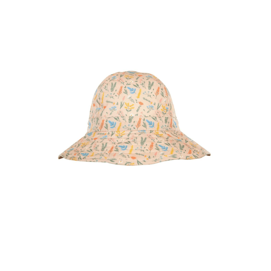 Acorn Wildflowers Wide Brim Infant Sunhat - kateinglishdesigns