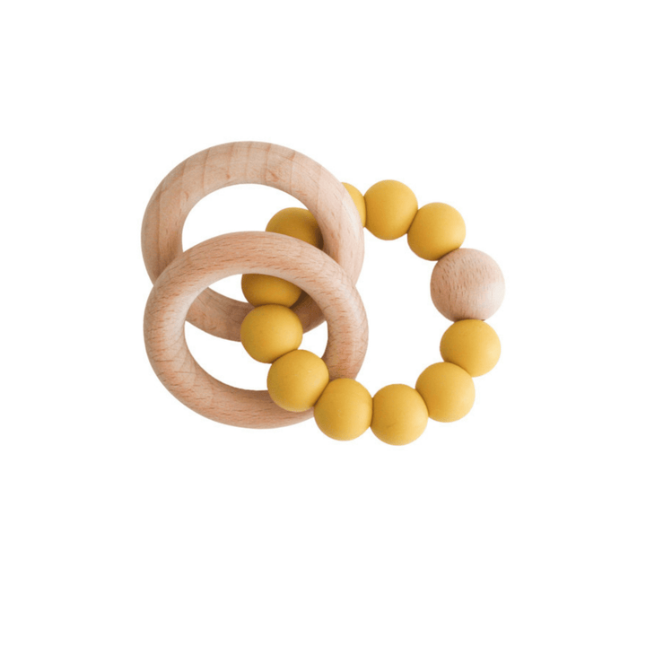 Alimrose Beechwood Teether Rings - Assorted - kateinglishdesigns