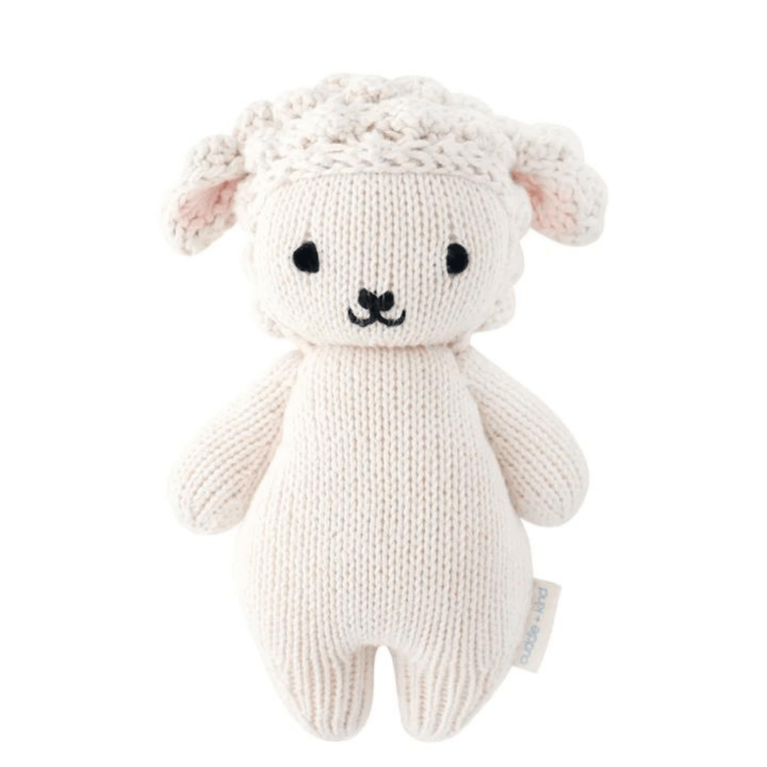 Cuddle + Kind Knitted Baby Animals - Lamb - kateinglishdesigns