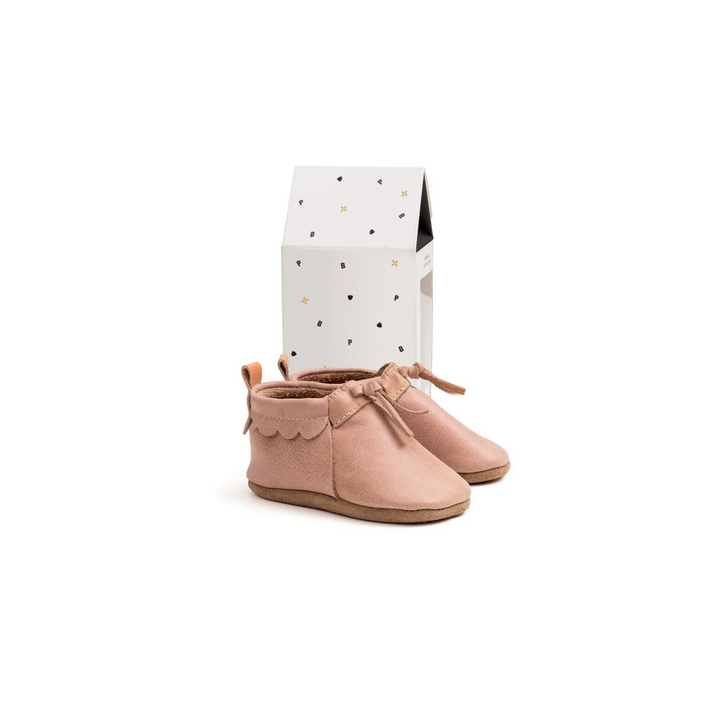 Pretty Brave Baby Shoes - Dusty Pink