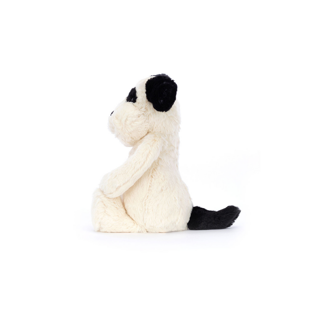 Jellycat Bashful Puppy Medium - Black & Cream