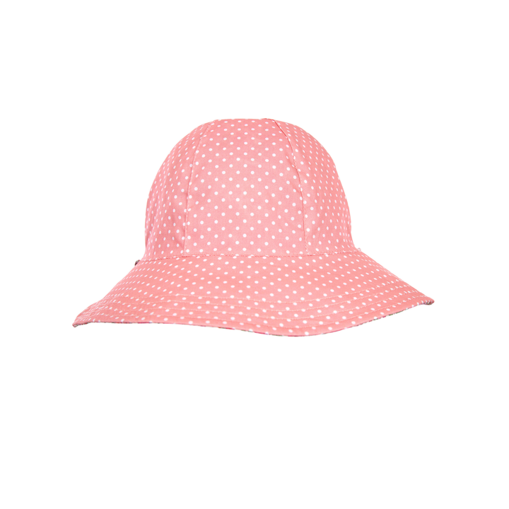 Harper Wide Brim Reversible Sunhat - Pink, Green and White