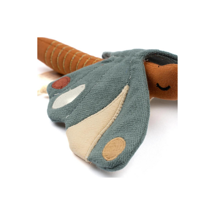 Butterfly Baby Rattle - Blue