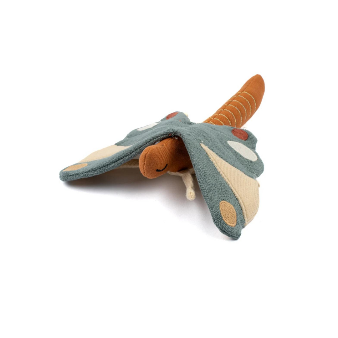 Butterfly Baby Rattle - Blue