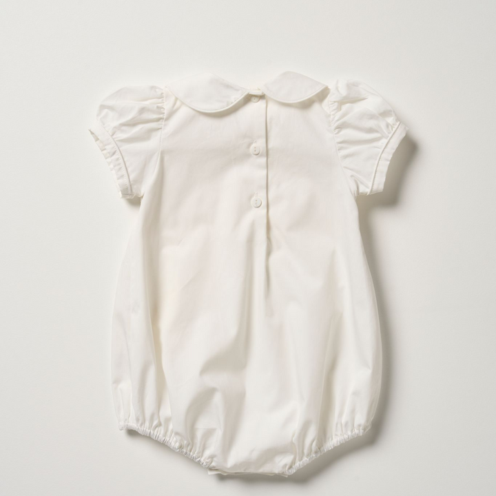 Classic White Baby Romper - Smox Rox