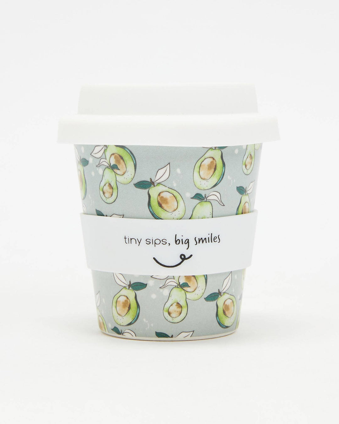 Itti Bamboo Baby Cino Cup + 2 Straws - Avocado