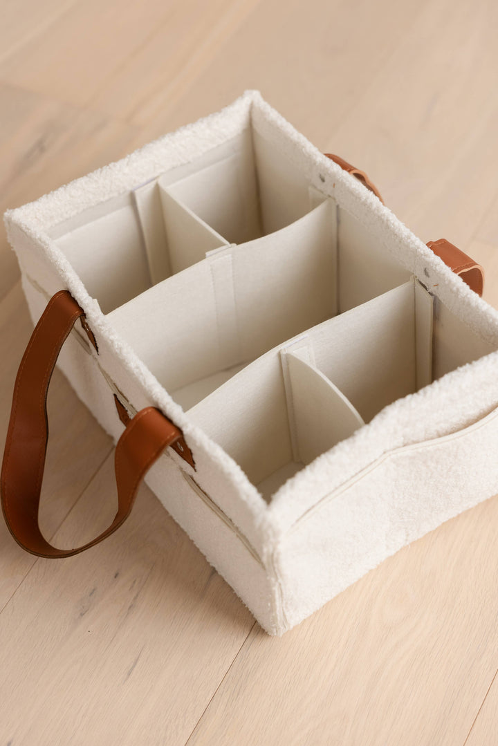 Nappy Caddy Organiser - Cream