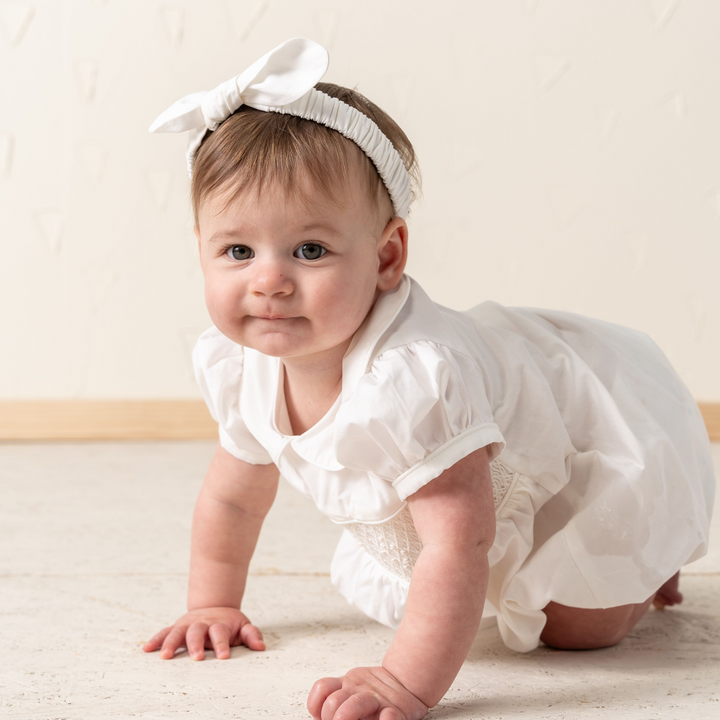 Classic White Baby Romper - Smox Rox