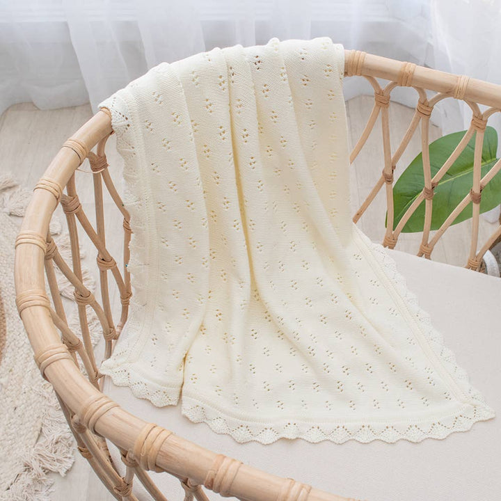 Heirloom Baby Blanket - Natural