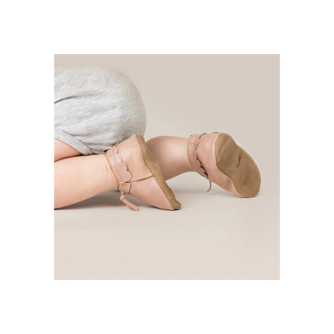 Pretty Brave Baby Shoes - Dusty Pink