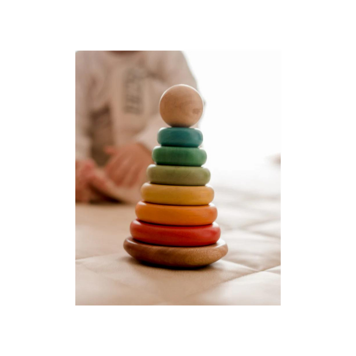 Wooden Bouncing Stacking Rings