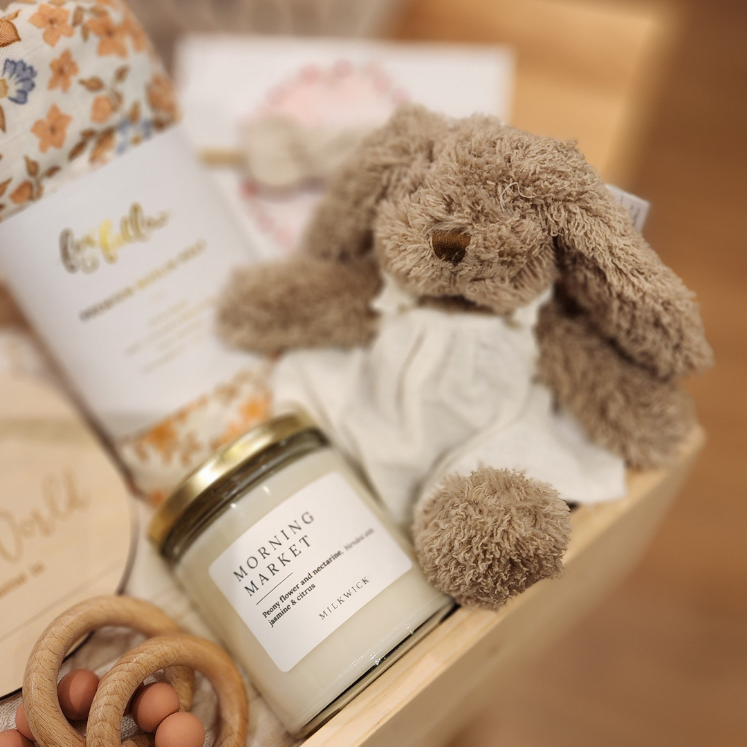 Golden Blossoms Baby Girl Hamper