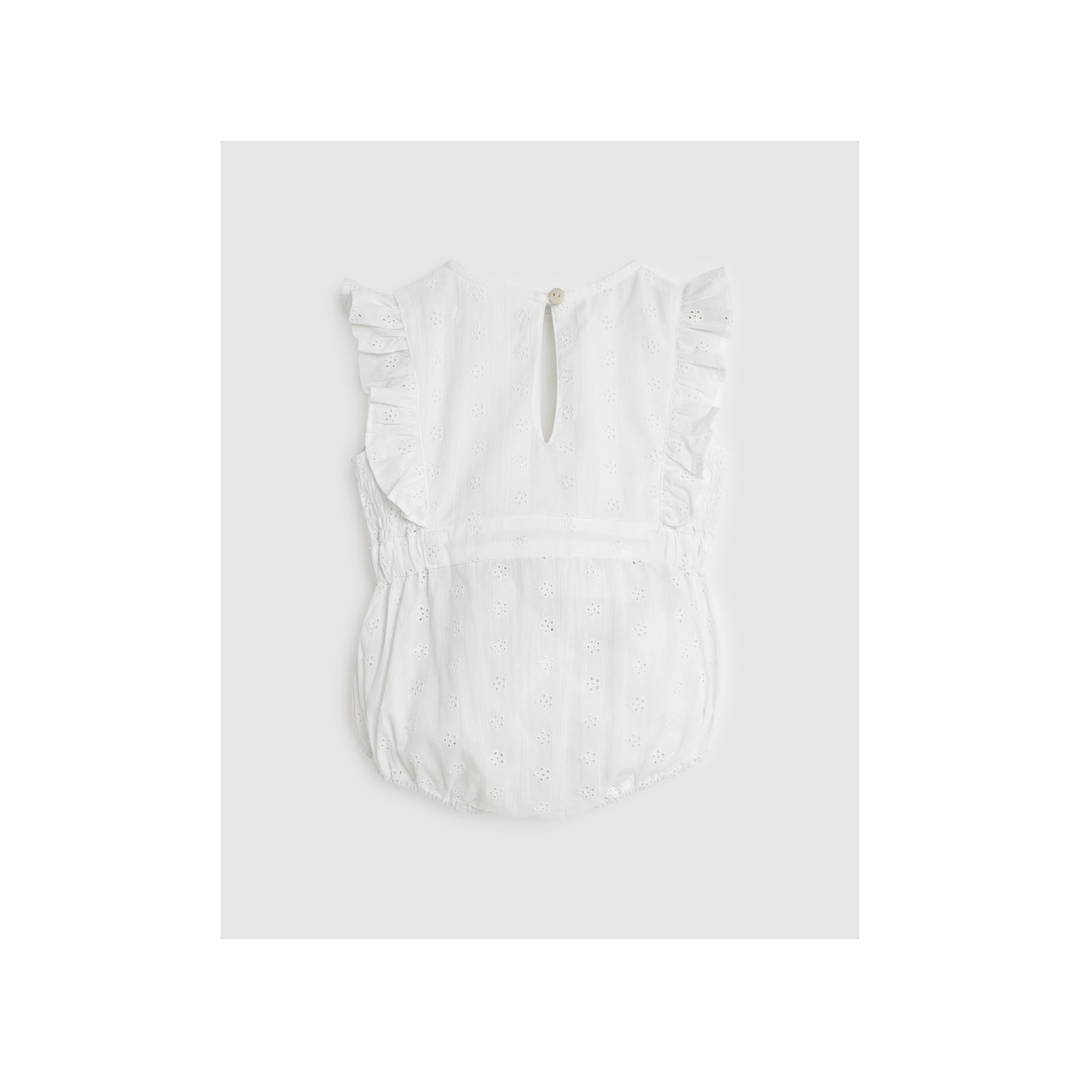 Primrose Playsuit - White