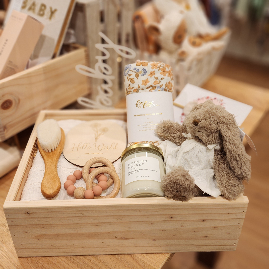 Golden Blossoms Baby Hamper