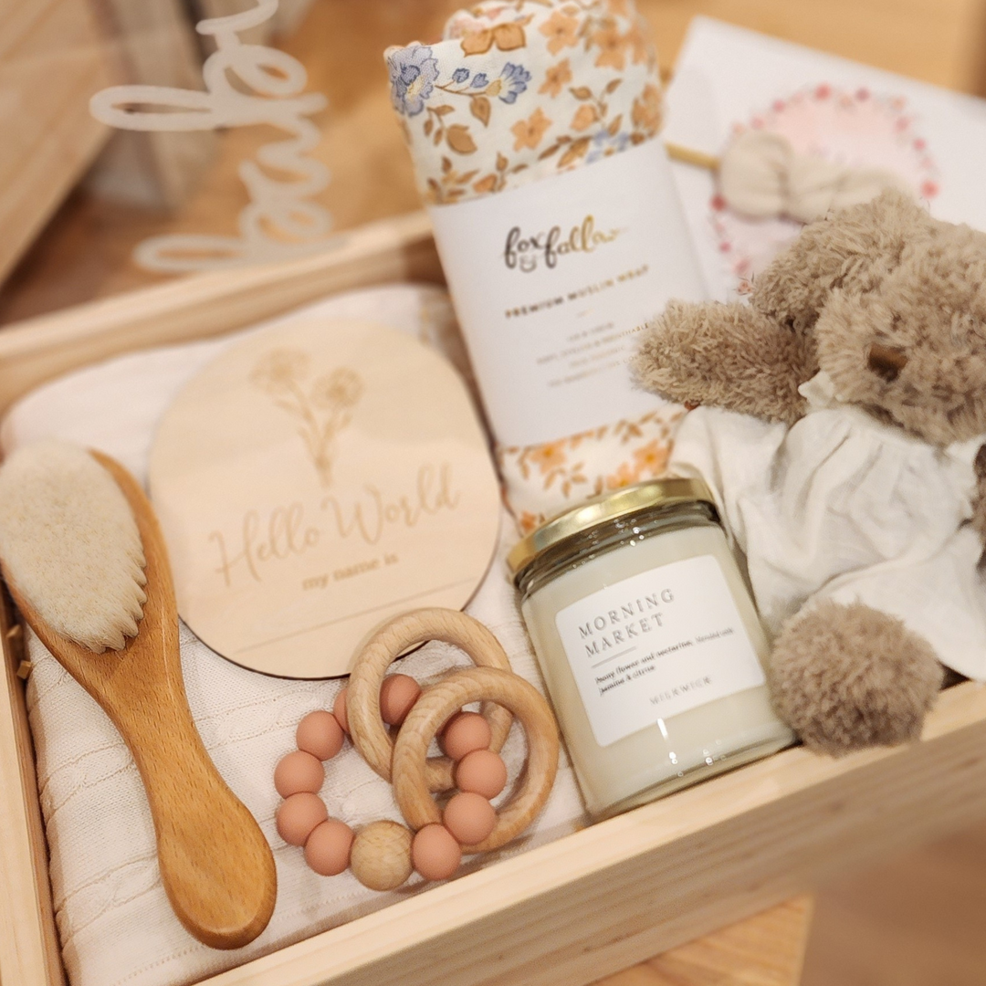 Golden Blossoms Baby Hamper