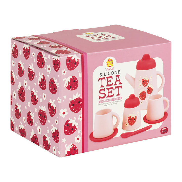 Silicone Tea Set - Strawberry Patch