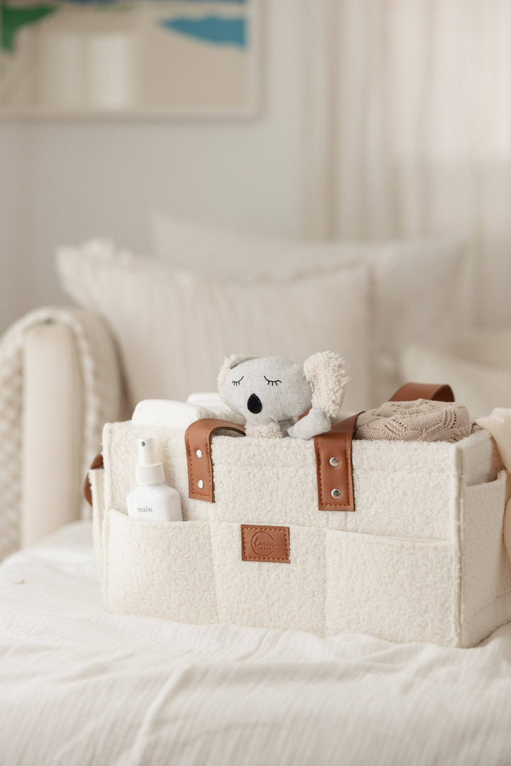 Nappy Caddy Organiser - Cream