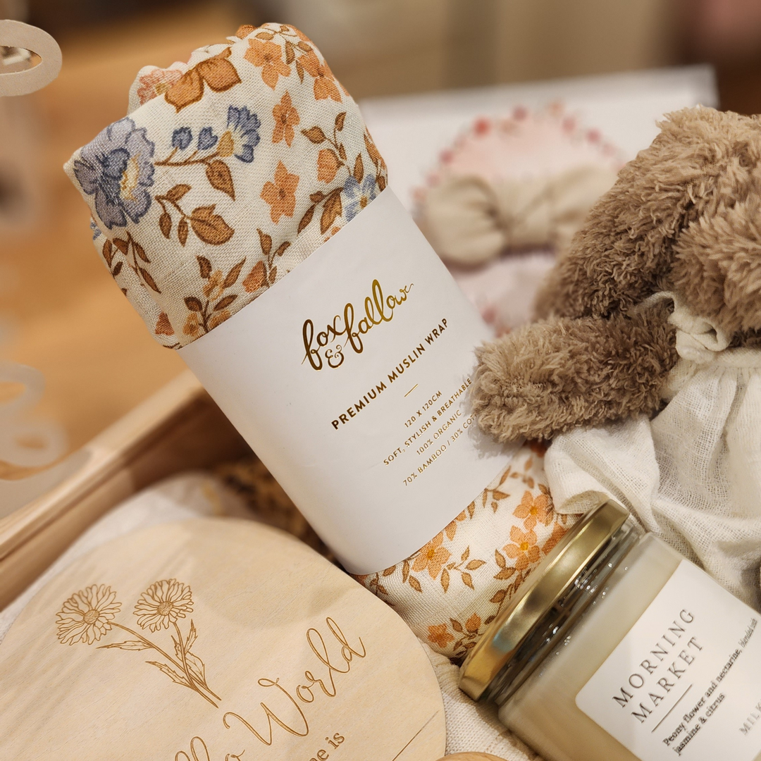 Golden Blossoms Baby Hamper