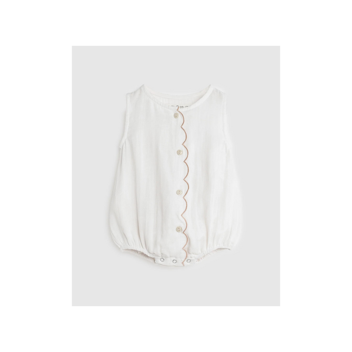 Bonnie Playsuit - White