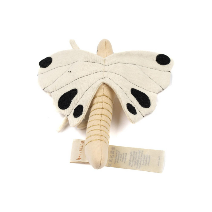 Butterfly Baby Rattle - Natural